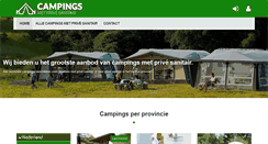 Desktop Screenshot of campingsprivesanitair.nl