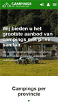 Mobile Screenshot of campingsprivesanitair.nl